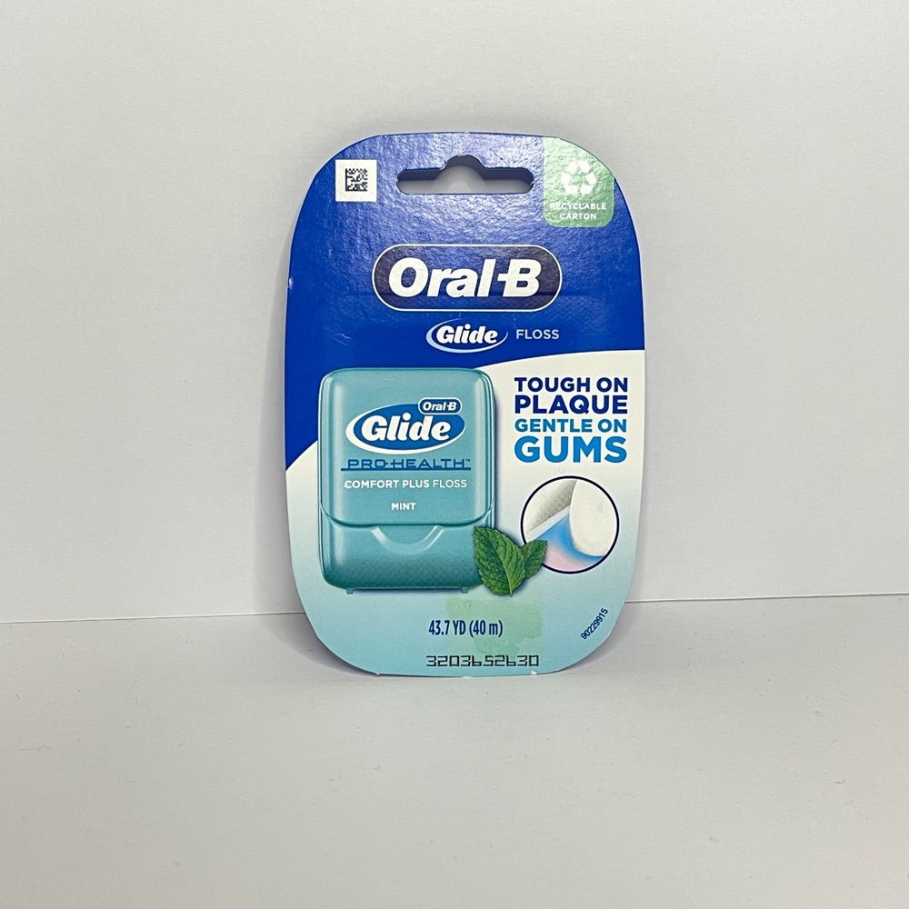 Oral-B Glide Pro-Health Comfort Plus Mint Dental Floss 43.7 YD 40m Single Pack